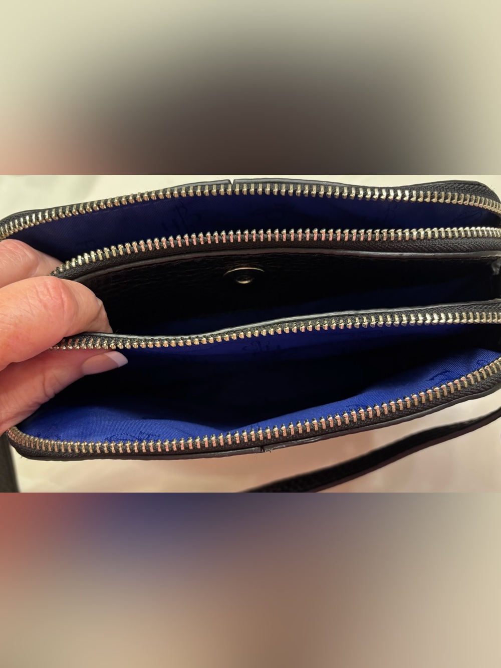 Cole Haan pebbled leather crossbody - Picture 5 of 10